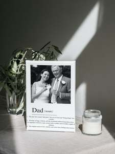 Fathers Day: Dad Definition Canvas