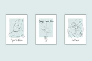 Pacific Prints: 3 Piece Māori Affirmation Print - (Poipoia Te Kākano, Kia Puāwai)