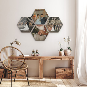 Photo Walls 1: Aiya Hexagon Set of 4