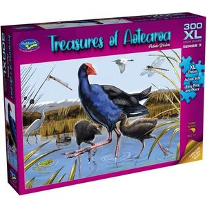 Products: Holdson Puzzle Treasures of Aotearoa S3 300 XL Piece Pukeko Waders