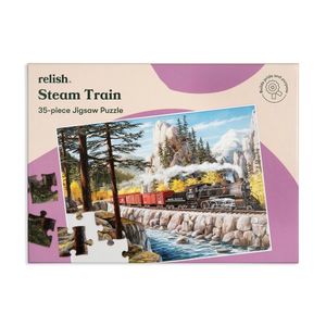Steam Train Relish Tray Dementia Jigsaw Puzzle – 35 Piece