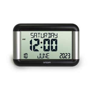 Battery Digital Clock with 7.5″ LCD Display