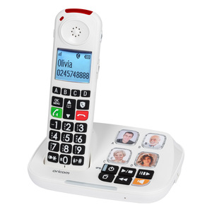 Amplified Memory Phones: CARE900-1 Amplified Big Button Cordless Phone with Answerphone