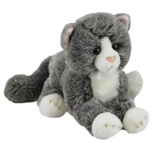 Products: Soft Cat Grey Lying 36cm 30386