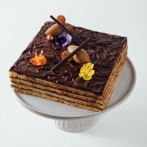 Products: Gluten Free Hazelnut Opera Cake in Auckland - MEMO Cakery
