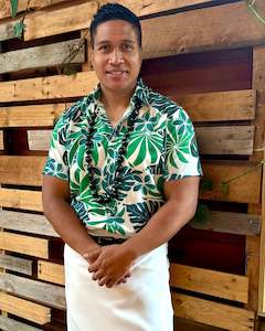 Men: Mika Shirt - Palms in Paradise