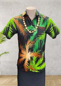 Mika Mens Shirt - Coconut Palms