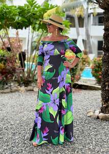 Sale: Leilani Dress - Grape Lemonade