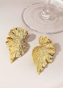 Jewellery: Leaf Earrings