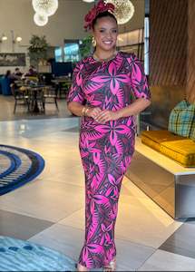 Puletasi Two Piece: Mina Puletasi - Pink Envy