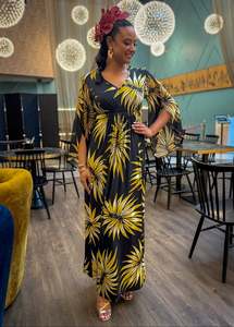 Women: Bella Dress - Gold Noir