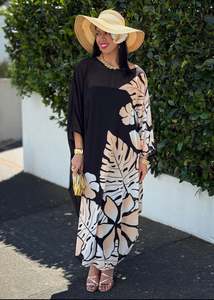 Kaftans: Tala Kaftan - Midnight Sand