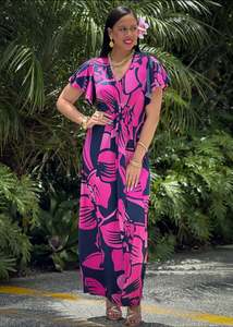 Lucia Dress - Pink Tide