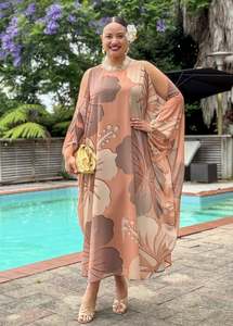 Pele Kaftan - Coco Hibiscus