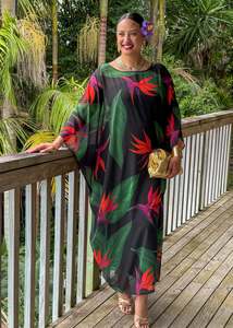 Kaftans: Tala Kaftan - Bird of Paradise