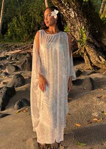 Kaftans: Pele Kaftan - White Sands