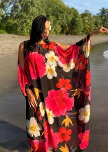Kaftans: Pele Kaftan - Hibiscus Haven