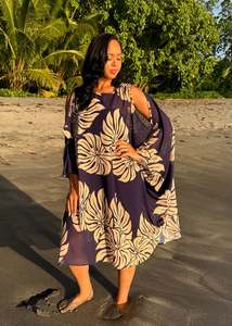 Kaftans: Stella Kaftan - Island Indigo
