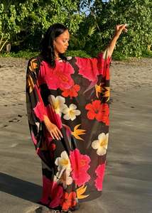 Kaftans: Tala Kaftan - Hibiscus Haven