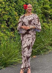 Puletasi Two Piece: Meilin Puletasi - Samoan Sage