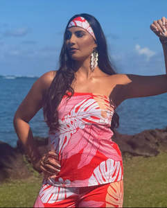 Tops: Lei Top - Lava Splash