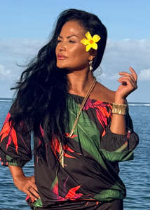 Tops: Manamea Top - Bird of Paradise