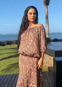 Tops: Manamea Top - Hot Chocolate