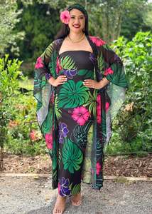 Kaftans: Avemaria Kimono - Midnight Soiree