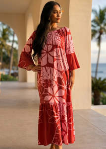 Tia Dress - Scarlet Rose