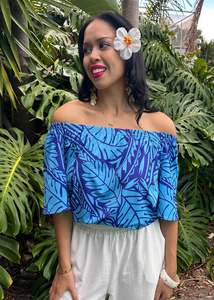 Manamea Top - Blue Breadfruit