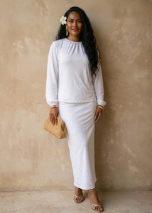 Puletasi Two Piece: Analei Puletasi - Coconut Cove