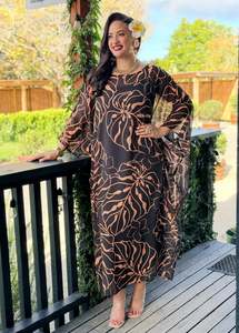 Kaftans: Tala Kaftan - Midnight Gold