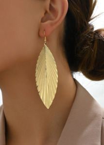 Leaf Drop Earrings