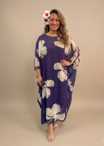 Kaftans: Tala Kaftan - Island Amethyst