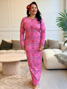 Alexandra Dress - Pacific Pink
