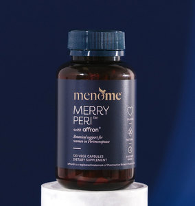 Merry Peri® with affron® - menopause supplement, NZ made by MenoMe®