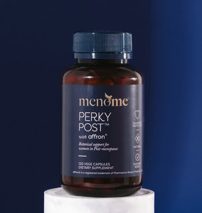 Perky Post® with affron® - menopause supplement, NZ made by MenoMe®