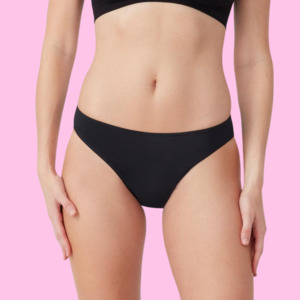 Period Underwear: Period Swim Bikini – Black