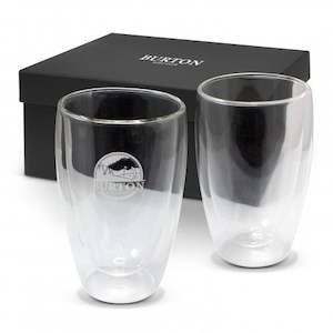 Glassware: Tivoli Double Wall Glass Set - 410ml