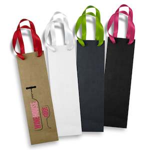 Other Promotion: Wine Ribbon Handle Paper Bag