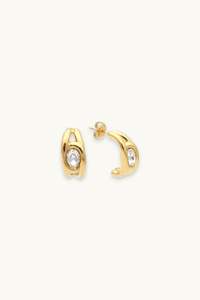 Gold Earrings: Lune Earrings