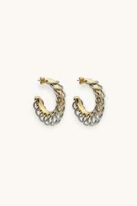 Gold Earrings: Icon Hoop Earrings