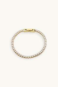 Gold Bracelets: Belle Tennis Bracelet