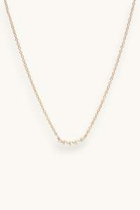 Gold Necklace: Clair Cluster Necklace