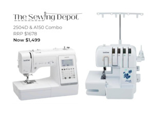 Overlockers: Brother 2504D & A150 Combo