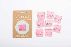 Labels Motifs: Woven Labels - "Perfectly Imperfect"