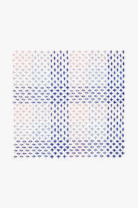 Sashiko Cross DMC Embroidery Kit
