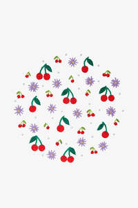 Dmc Threads: Cherries DMC Embroidery Kit
