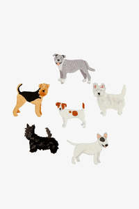 Dmc Threads: Terrier Dogs DMC Embroidery Kit