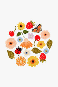 Dmc Threads: Summer DMC Embroidery Kit